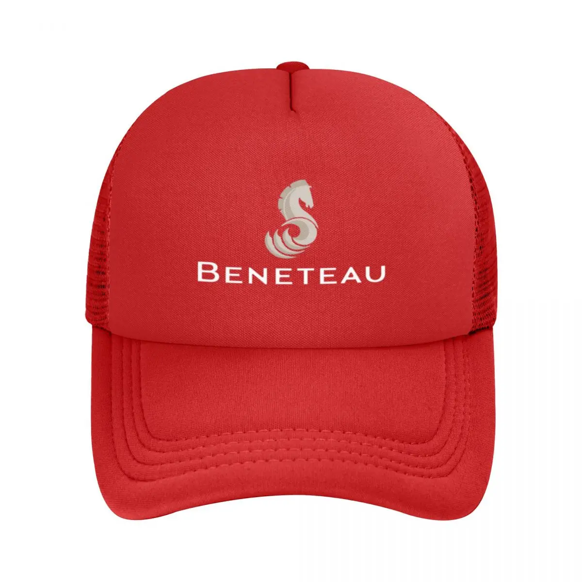 Beneteau Sailboat Logo Mesh Baseball Caps Snapback Fashion Baseball Hats Breathable Casual Casquette Outdoor Unisex