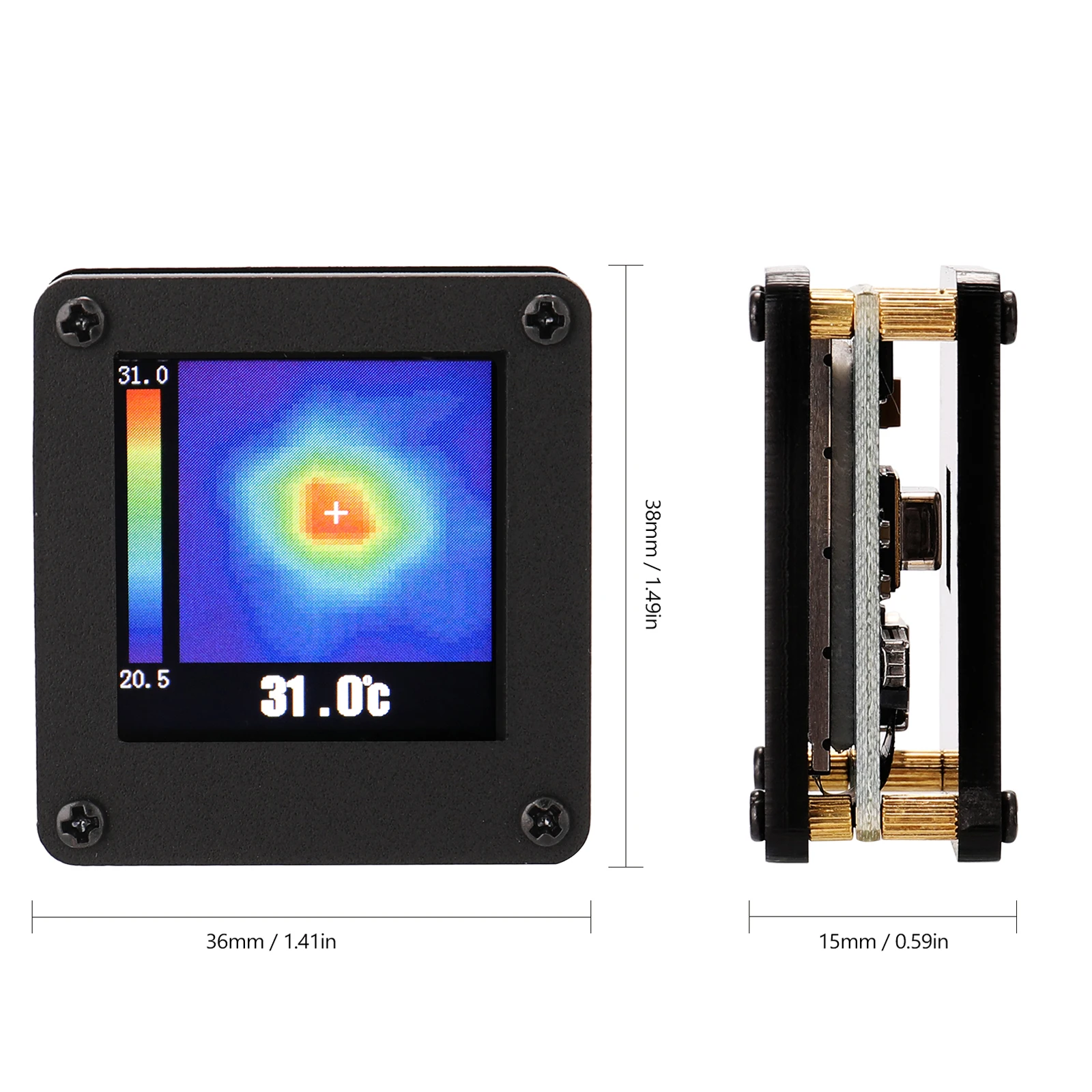 AMG8833 IR 8*8 Mini Infrared Thermal Imager Array Temperature Sensor 7M Farthest Detection Distance DUY Thermal Imaging Module