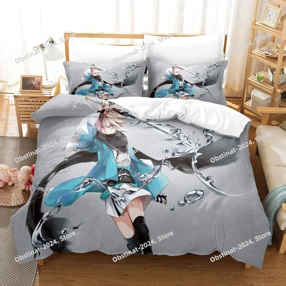 

2025 Anime FATE Nero Bedding Set Duvet Cover Full Queen King Size Pillowcase Bed Printed Bed Set Aldult Kid Bedroom Single Twin