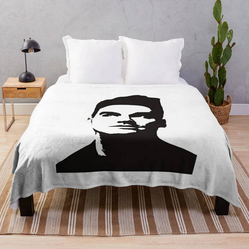 The Smith - Morrissey silhouette Fanart Throw Blanket decorative Comforter Bed covers Blankets For Sofas Blankets