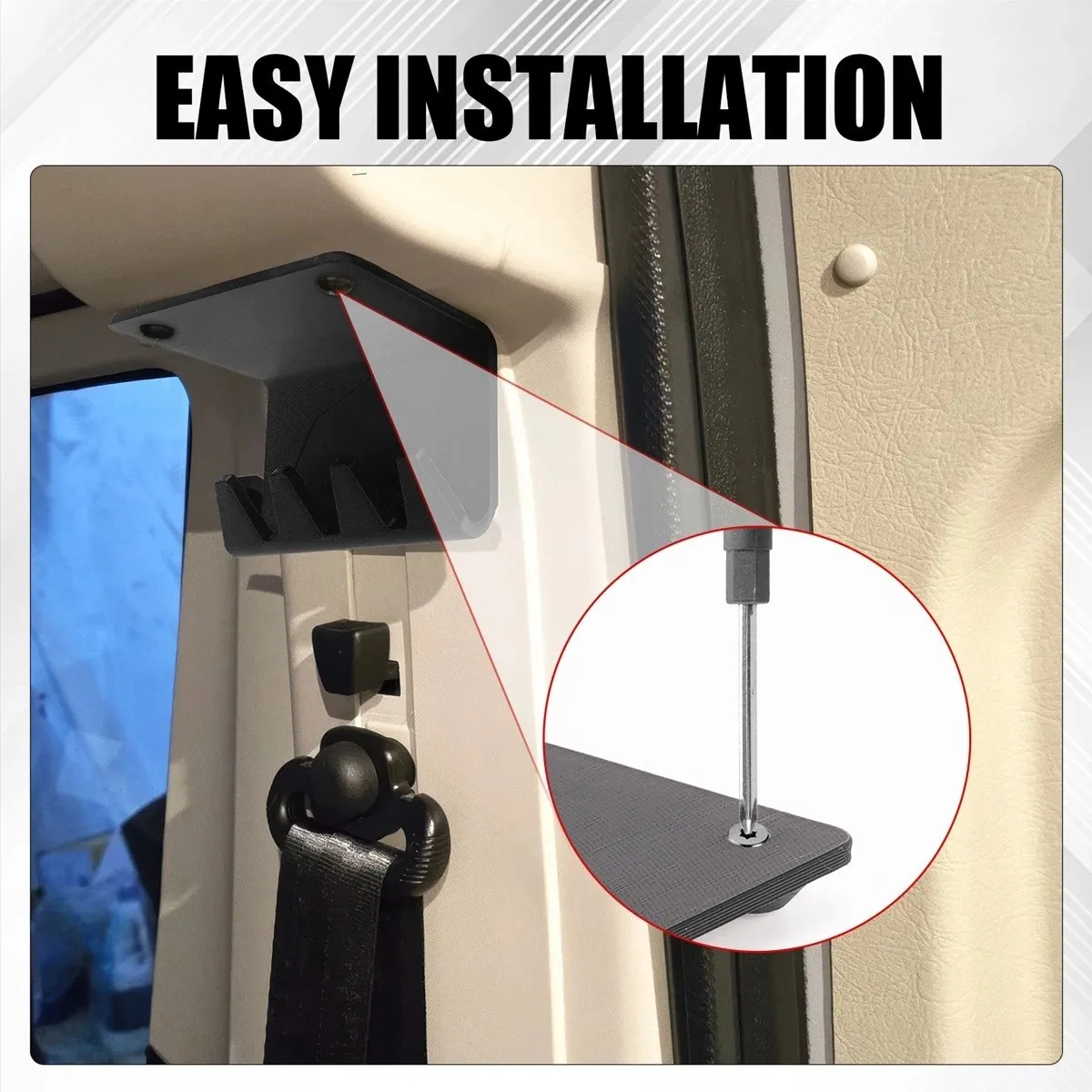 Coat Hook For Motorhomes Panel Vans B-Pillar Mount Hook For Fiat Ducato Peugeot Boxer Citroen Jumper RV Interior Accessories