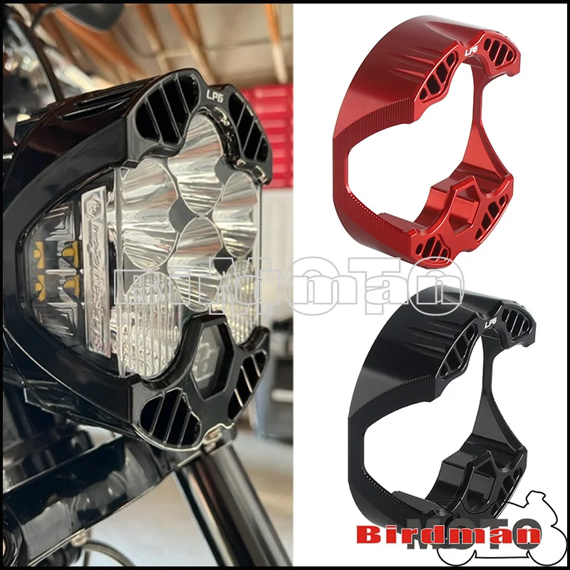 Baja LP6 Light Headlight  Protector Shell For Harley Softail 18-up Road King Street Bob Super Wide Glide Motorcycle Accessories