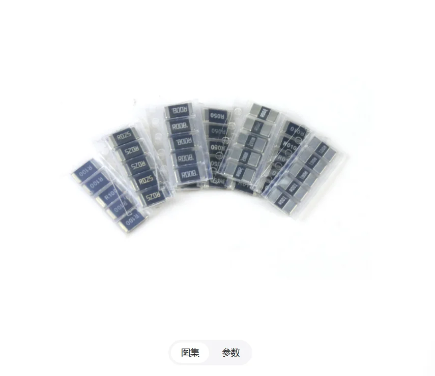 10 valueX5pcs=50pcs R470 R330 R220 R200 R150 R100 R050 R010 1R00 R500 0.5/0.47/0.33/Ohm SMD Resistor Samples Kit 1% 2512