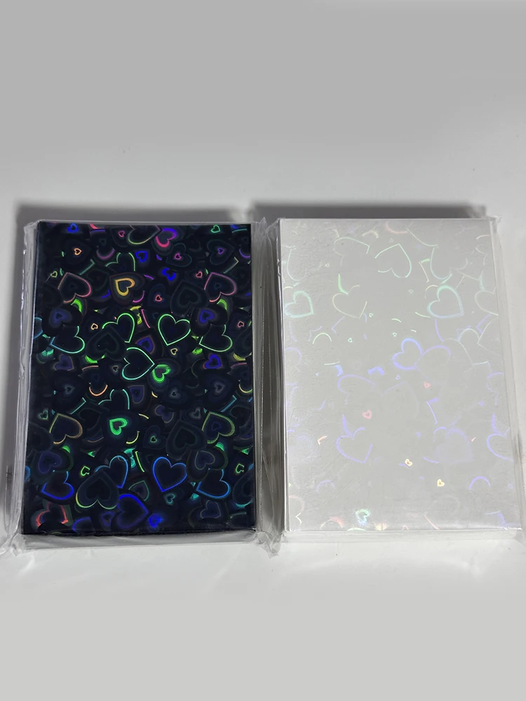 50PCS Laser Card Film Card Sleeve Card Protective Sleeve Stationery Card Film INS Decorative Korean Version DIY Photo Card