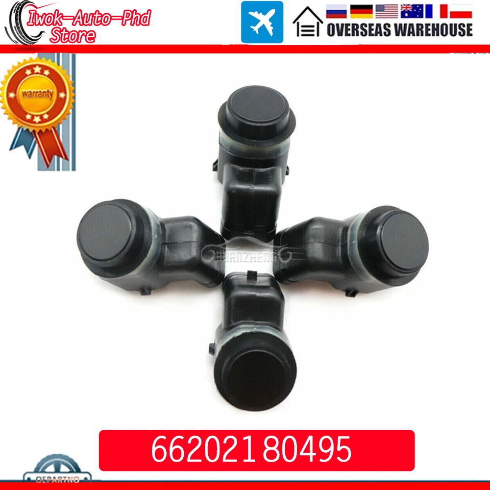4PCS 66202180495 Car PDC Parking Sensor  Fit For BMW F10 F07 F11 F12 F01 F25 E70 E71 X5 X6 X3 66202151635 2180495