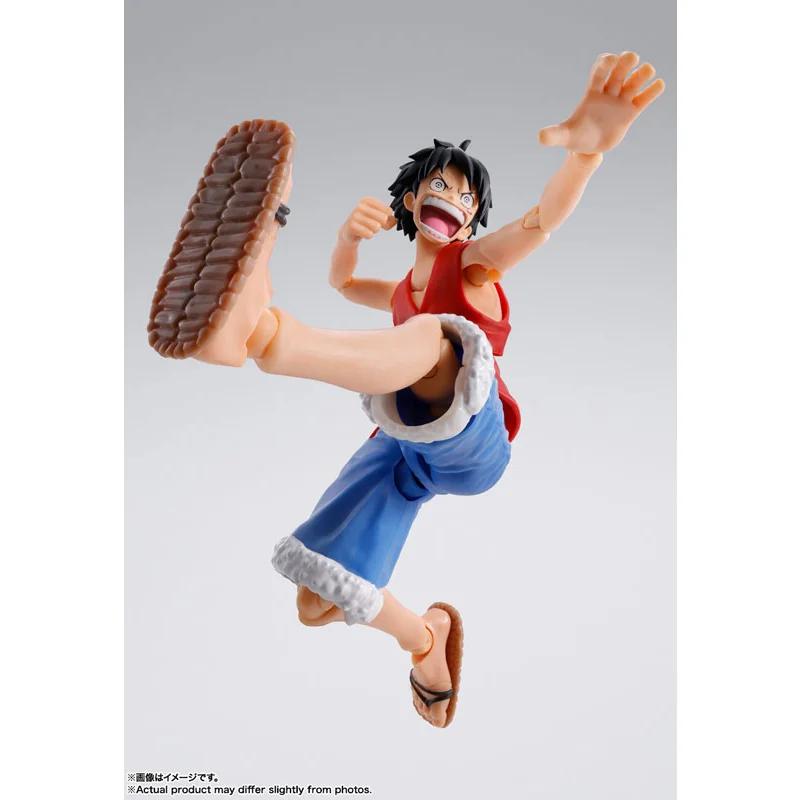 Bandai-S.H.Figuarts shfワンピースモンキーd。ルフィロマンスの夜明けのアクションフィギュア,オリジナルのアニメコレクション,おもちゃのモデル,在庫あり