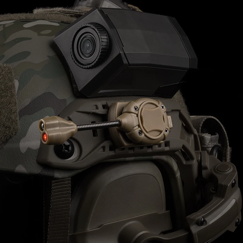 MPLS 3.0 RGB หมวกนิรภัยพร้อม IR สําหรับ ARC Rail MICH หมวกนิรภัย, หมวกนิรภัยยุทธวิธีไฟฉายไฟสัญญาณสําหรับล่าสัตว์ Airsoft