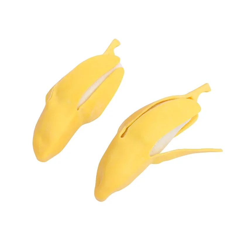 Simulated Banana Creative Adult Stress Reducing and Decompression Toy Stretching and Pinching Joy Anti Anxiety Boring Toy