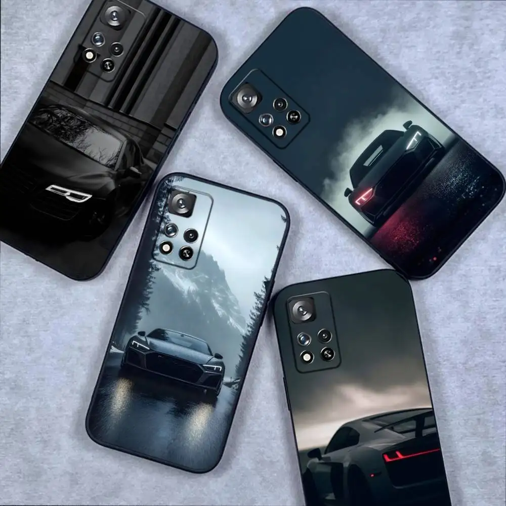 

Cars A-AudiS R8 Phone Case For Samsung S 25,24,23,22,30,21,10,9,Ultra,Plus,Lite,FE,4,5G Black Soft Case