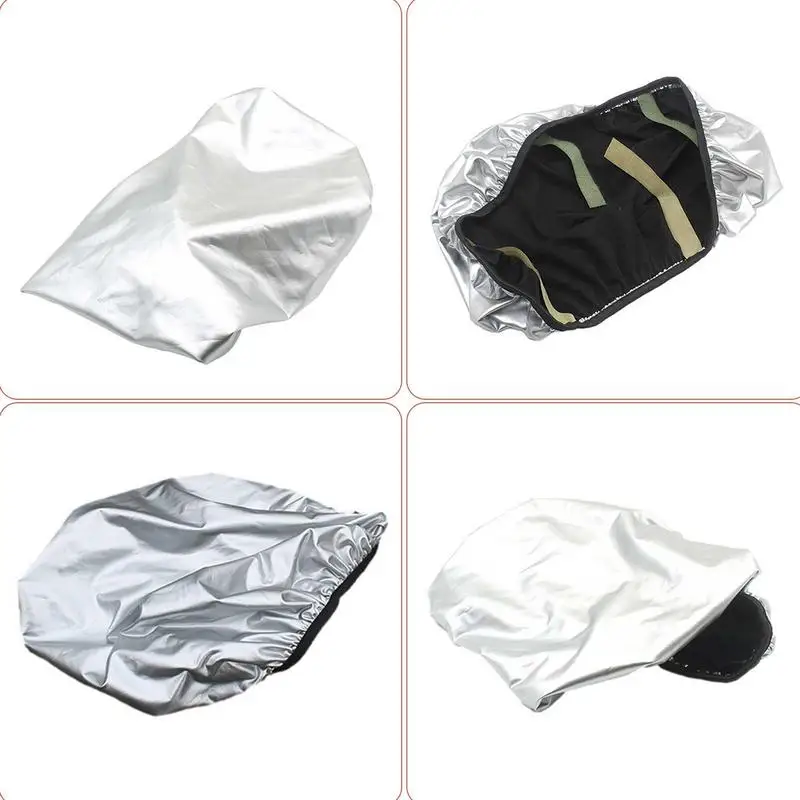 Motocicleta Seat Cover, almofada impermeável, motos leves, capas de proteção, couro macio, scooter