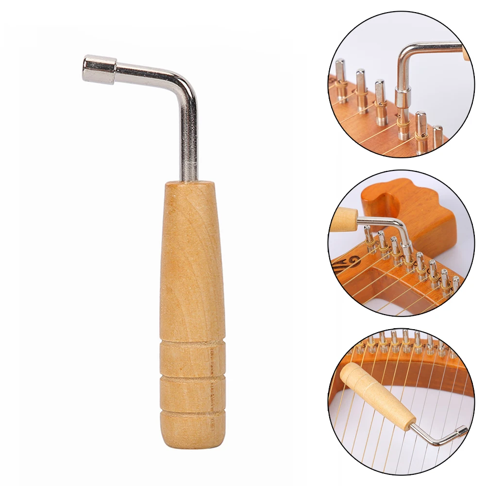 Guzheng Piano Tuning Hammer L-shape Square Wrench Tuner Spanner Tip String Pin Repair Tool For Piano Lyre Harp Tuning Tools