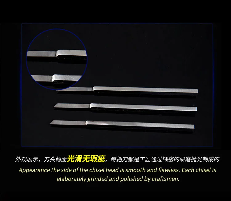 Imagem -03 - Precisão Cinzel Empurrando Faca Ferramentas Artesanais Tungstênio Aço Scriber Hand Grip Border Model Bd0007 015 Mm3 mm Alta