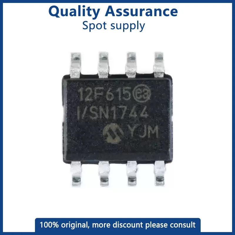 PIC12F615-I/SN PIC12F615-I PIC12F615 12F615-I/SN PIC12F MCU SOP-8 New Original IC Chip