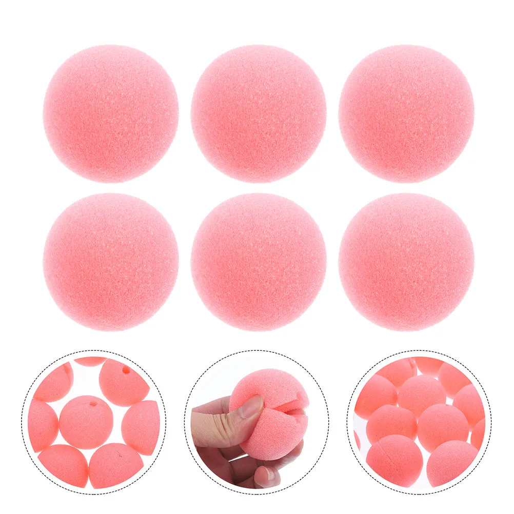 

30 шт. Красные губчатые носы клоуна для косплея, Хэллоуина, вечеринок, цирковых костюмов, аксессуары для детей и взрослых, оптом