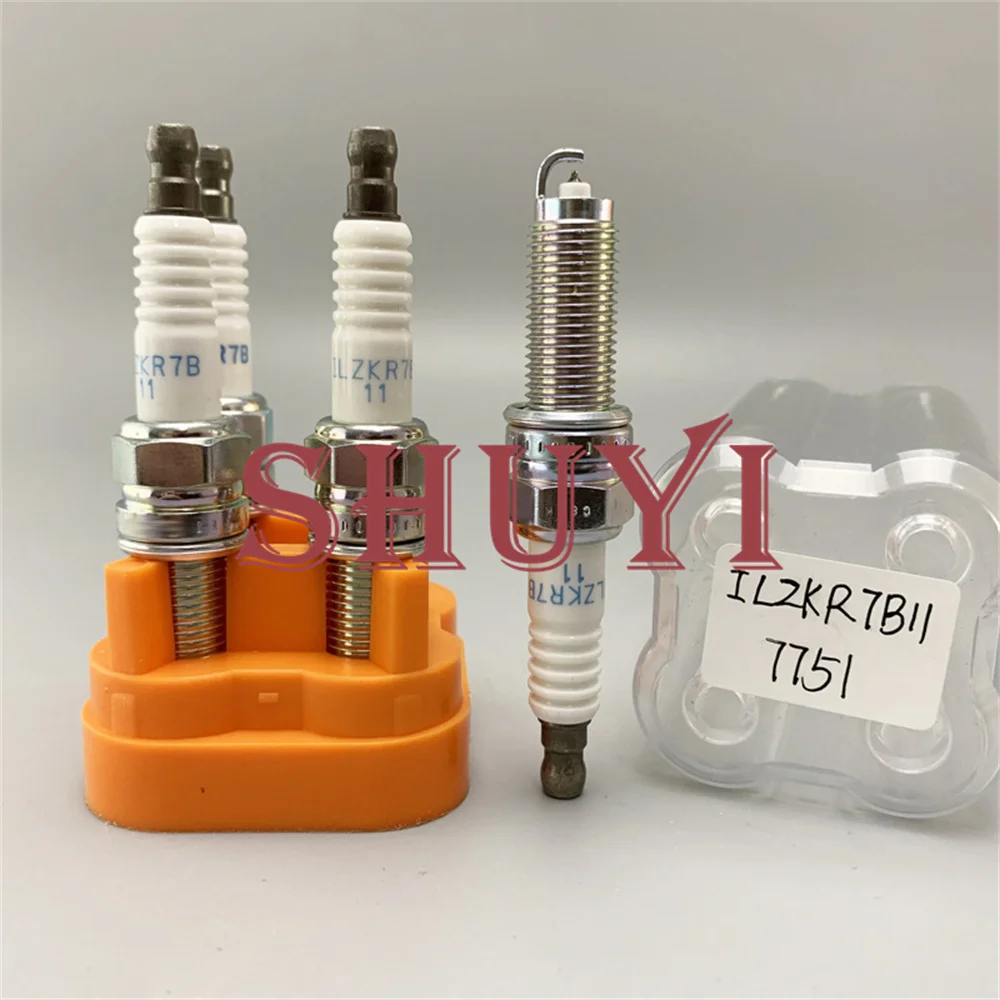 Original Laser Iridium Spark Plugs OEM ILZKR7A 1961 for Aaudi Q7 Pporsche Cayenne Vvolkswagen Touareg Phaeton 2006-2015