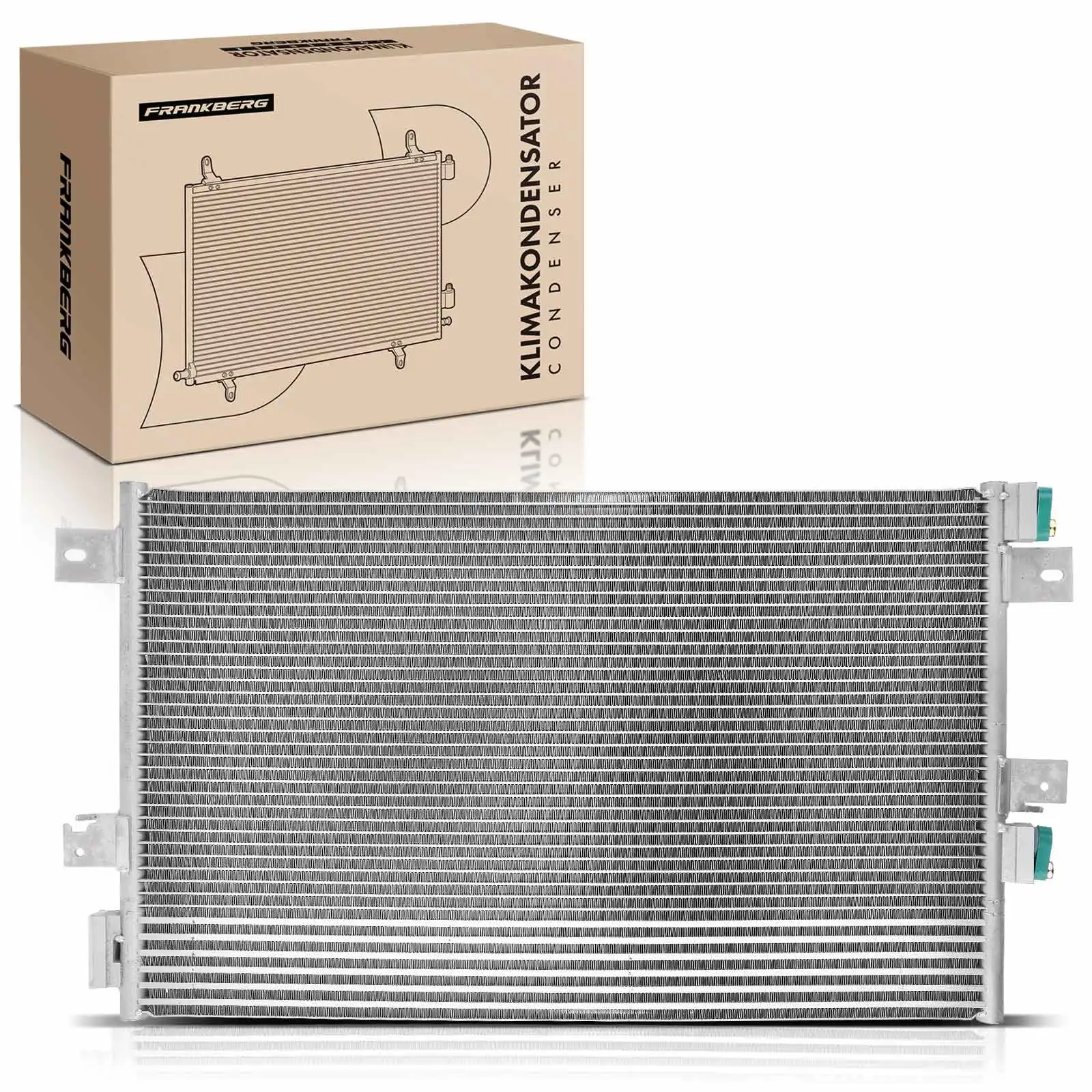 Frankberg 1x Condensator airconditioner voor Chrysler Sebring Dodge Avenger Jeep 68004053AA CH3030228 3586 CN3586PFC