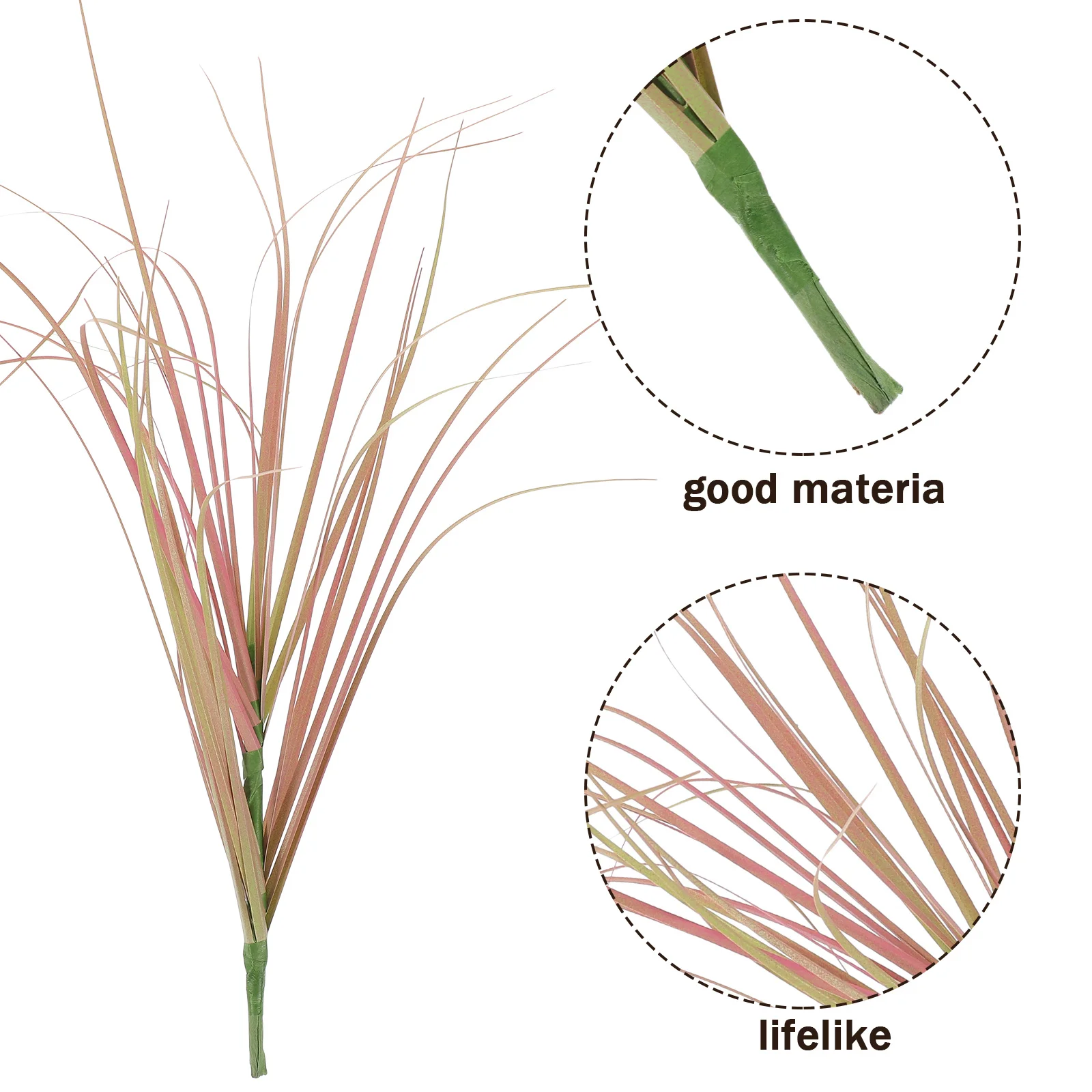 

12Pcs Simulation Artificial Grass Plant Decor Ornamental Home Photography Prop Lifelike Indoor Grass Decoration