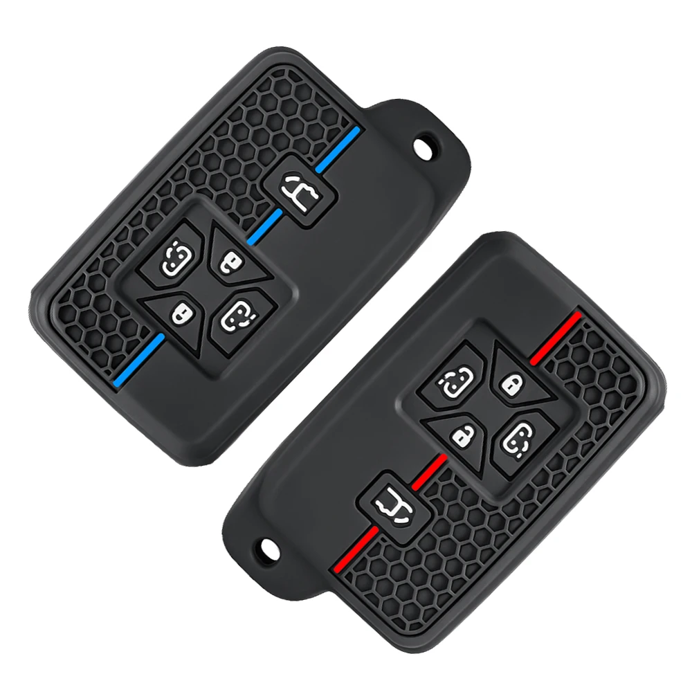 5 Buttons For Toyota Alphard Vellfire Previa Estima Isis Noah Voxy Smart Silicone Remote Shell Fobs Protector Car Key Case Cover