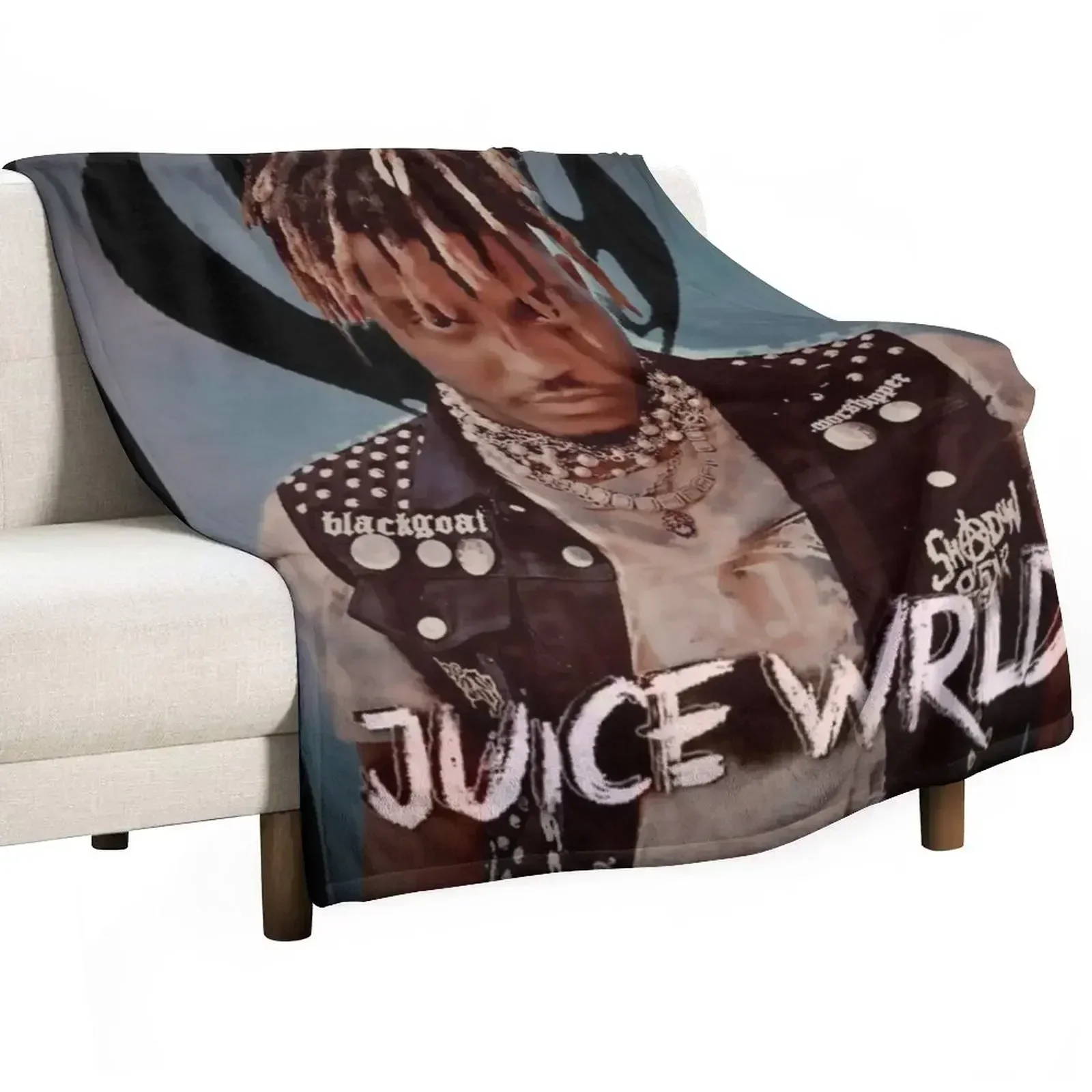 Juice World Design Throw Blanket Heavy Moving Hair Luxury Thicken Blankets