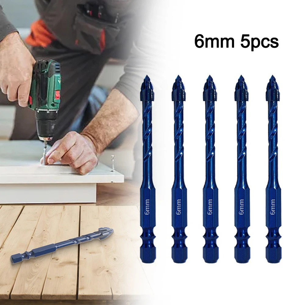 High Performance Spiral Drill Bits Featuring Eccentric Design Perfectly Suited for Tough Materials Like Granite