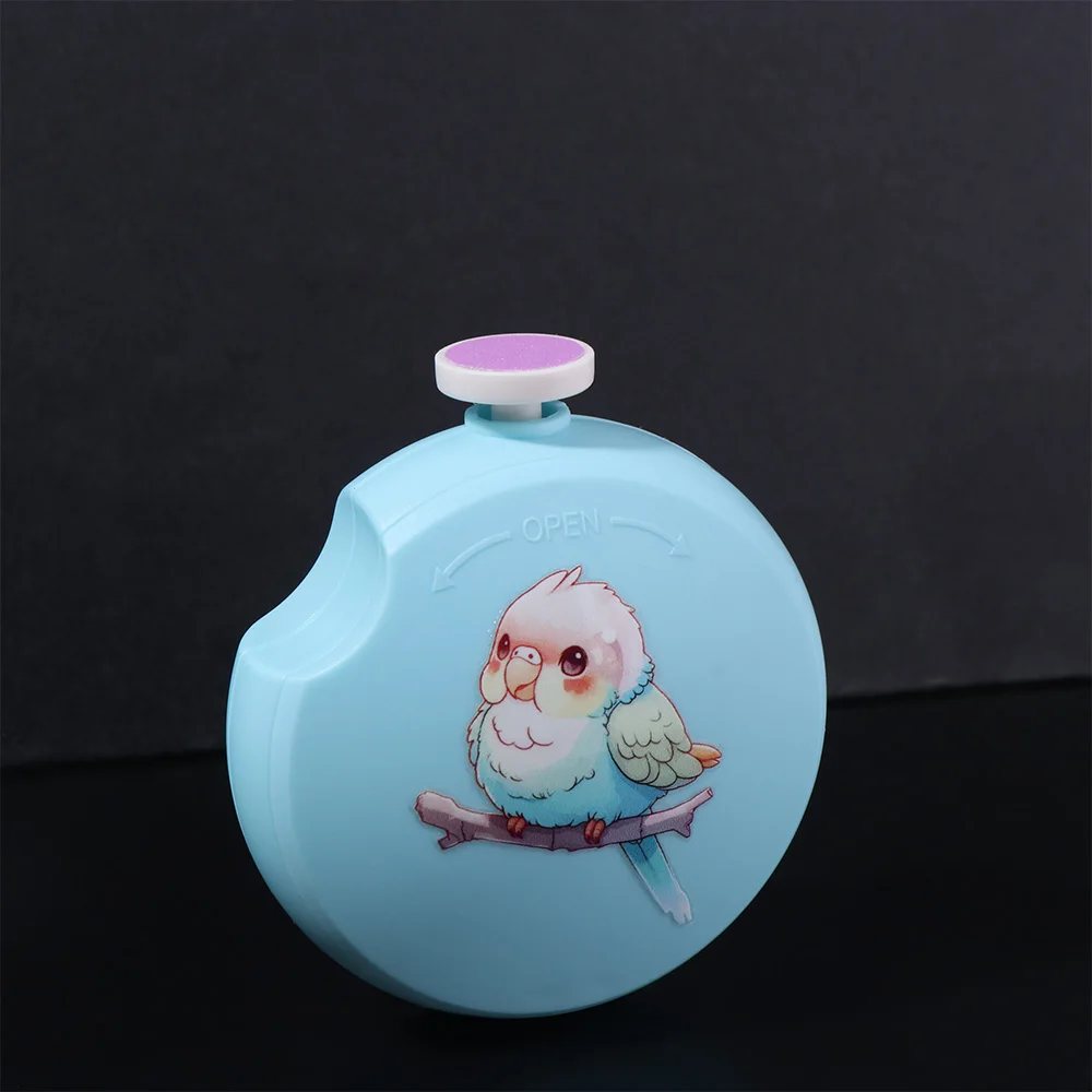 

Low Noise Electric Parrot Nail Trimmer Round Mini Bird Nail Cutter with 6 Grinding Heads Parrot Beak Grinder