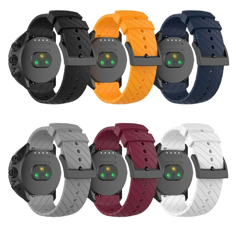 24mm Soft Silicone Watchband for SUUNTO9/9 Baro Strap Replacement  Wristband for SUUNTO D5 Sports Bracelet  New SmartWatch Band