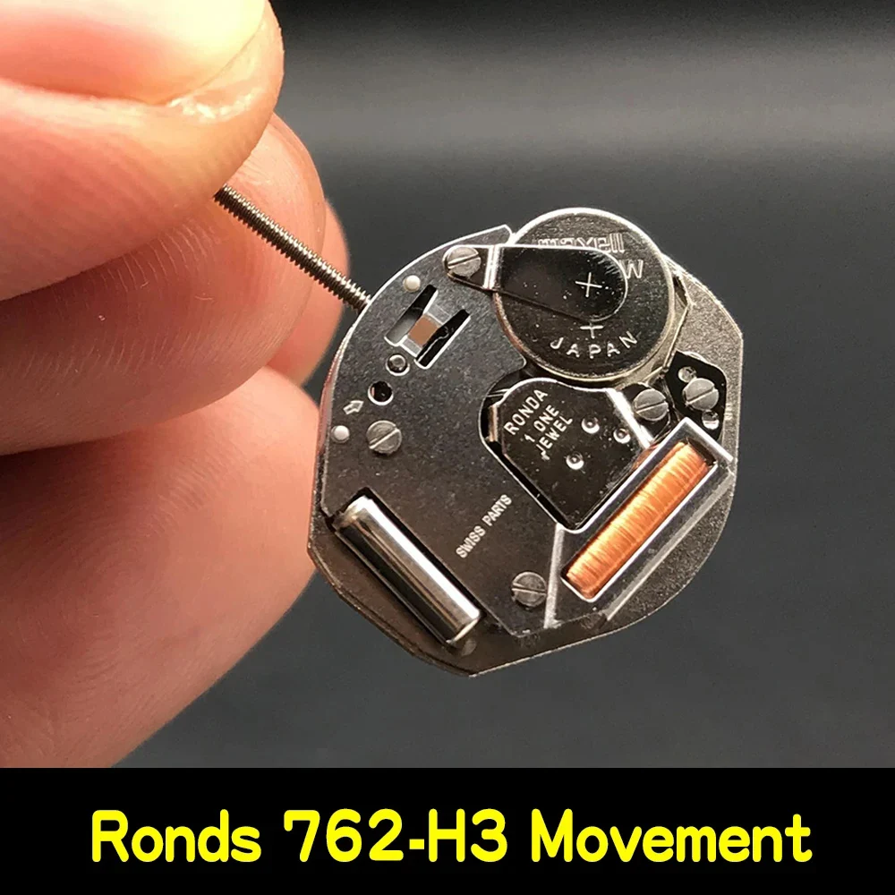 

Ronda 762-H3 762-H2 762 Quartz Movement with Japan Battery Watch Parts Replacements Part Luxury Brand Watch Ronda 762 One Jewel