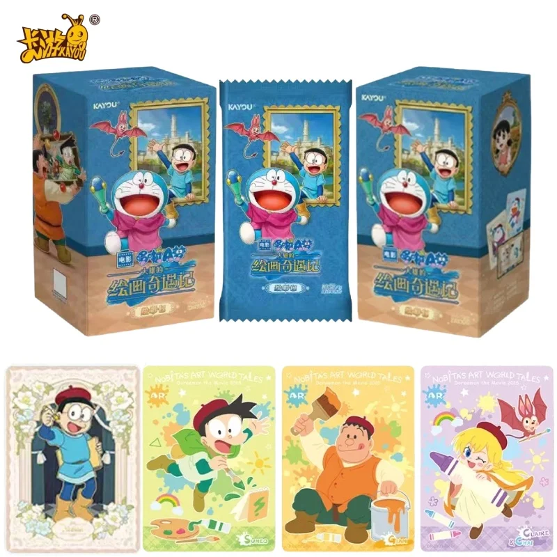 

KAYOU Genuine Doraemon Cards Doraemon's Painting Adventure Shadow Drawing Package Vol.1 Anime Peripheral Collection Kid's Toys