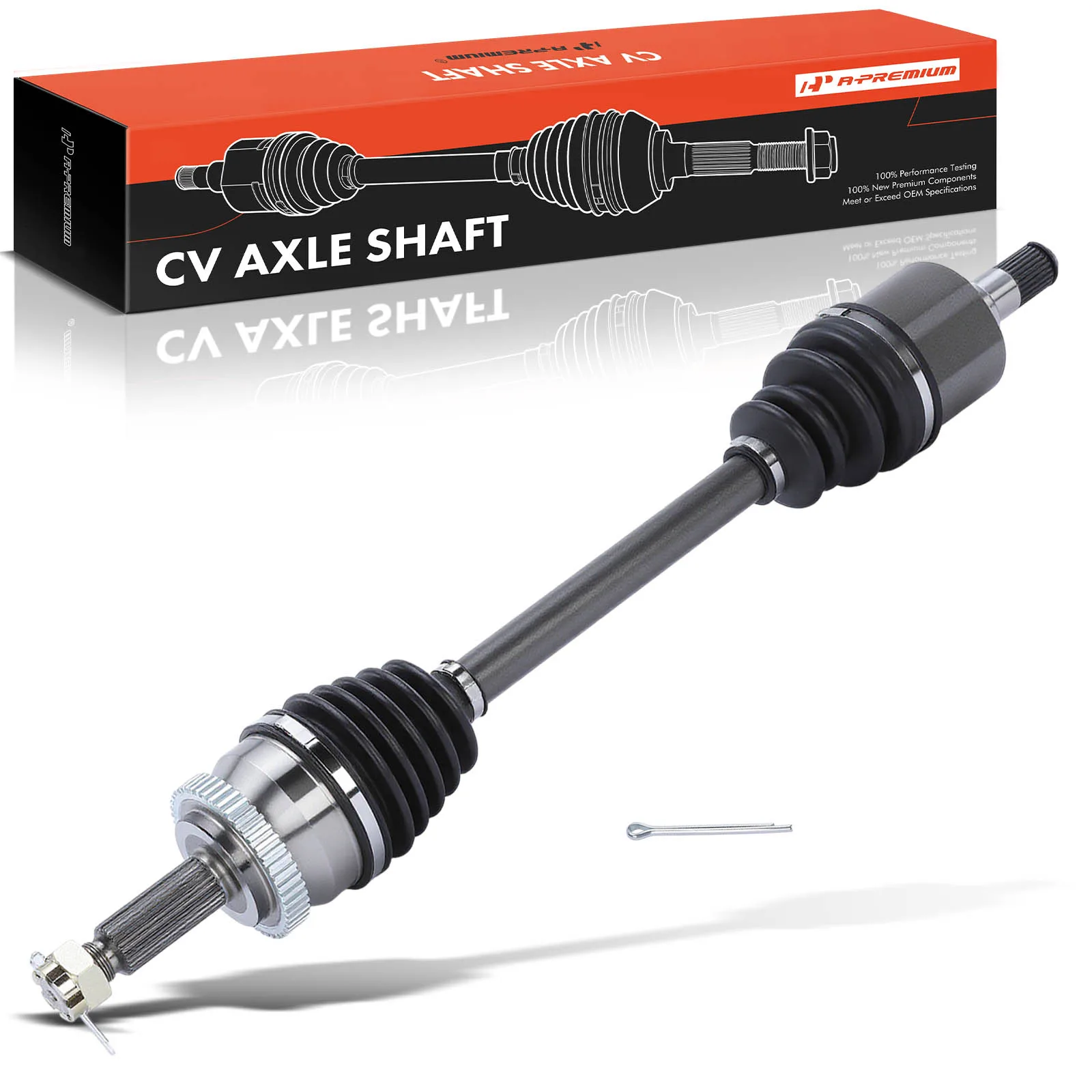 A-Premium Front Driver Side CV Axle Shaft with 48 ABS for Kia Rondo 2007-2011