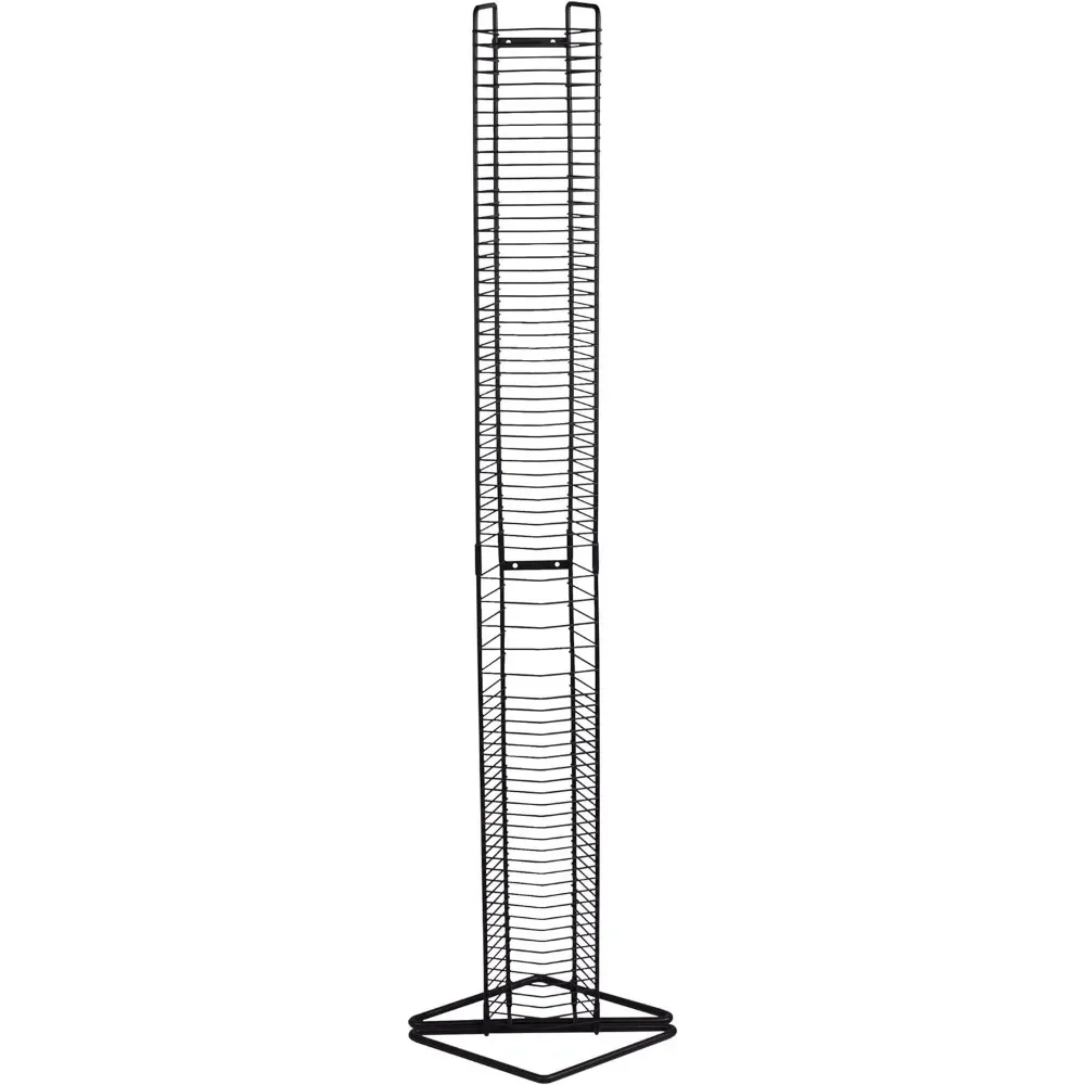 

Ониксовая проволока для CD-дисков-Вмещает 80 компакт-дисков из матовой черной стали, используемой для хранения CD-стойки и книг, 11 дюймов D x 12 дюймов W x 48,5 дюйма H