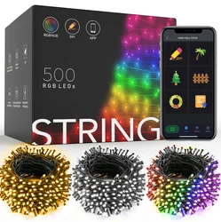 20M 200LED App Control String Light festone Garland Fairy Lights USB Christmas Xmas Wedding Decor 2024