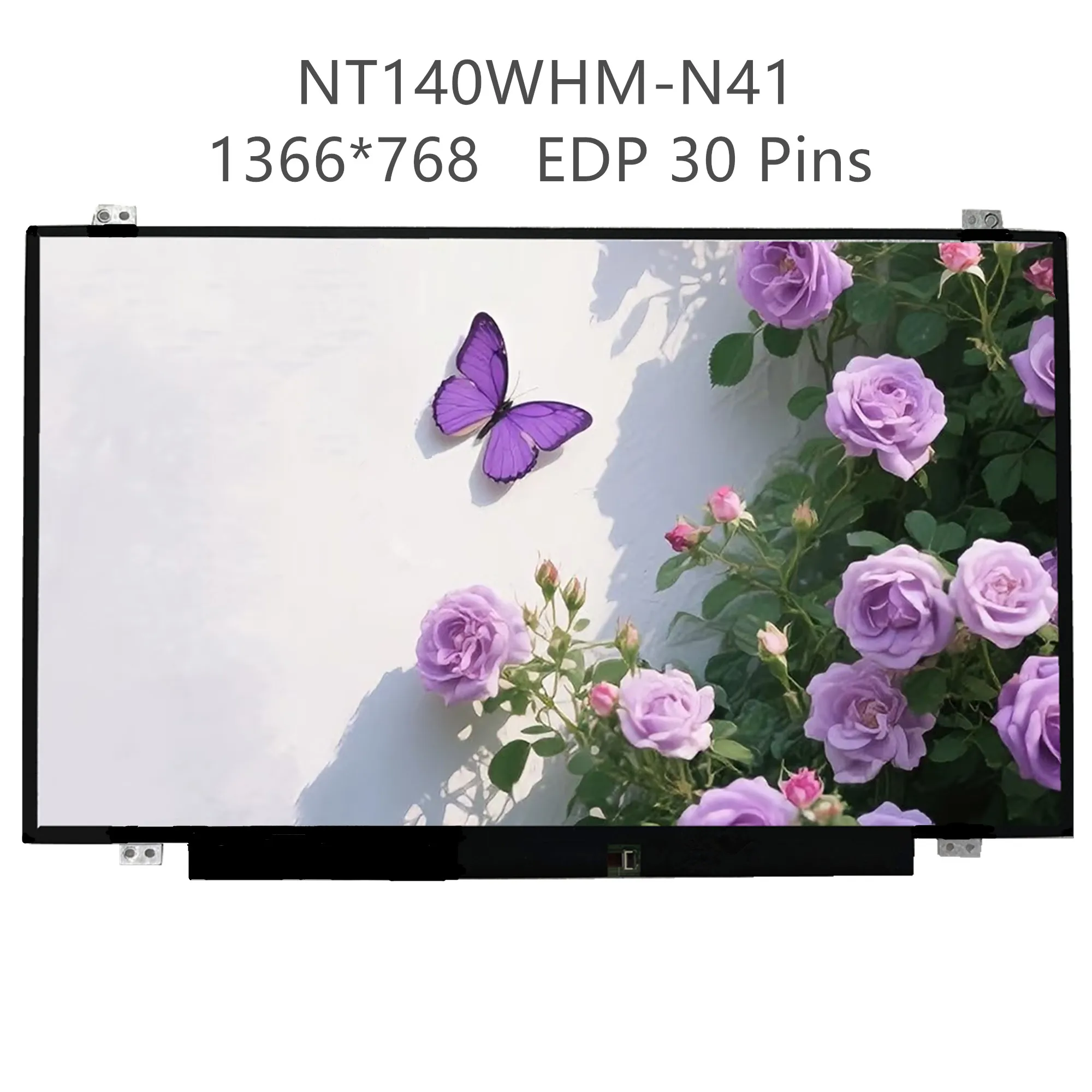 

NT140WHM-N41 NT140WHM-N31 LP140WH8-TPC1 LP140WHU-TPD1 TPE1 N140BGE-EA3 Laptop LCD Screen 1366*768 EDP 30pin