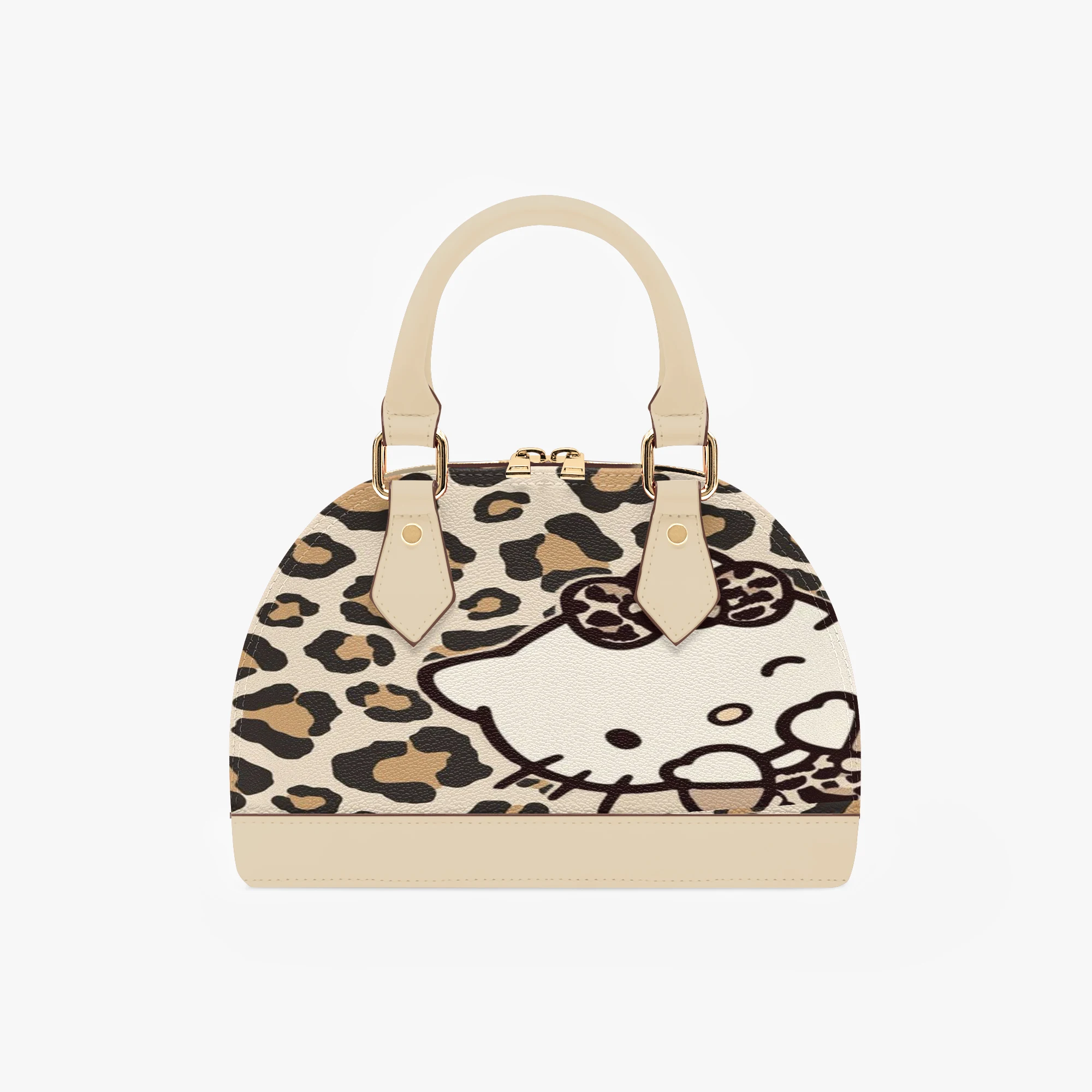 

Новая женская сумка-ракушка с леопардовым принтом и дизайном Hello Kitty, с мультяшным рисунком