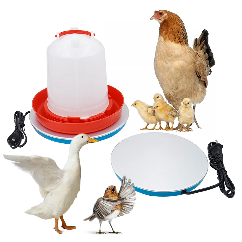 1 Pcs Poultry Drinking Water Constant Temperature Base, Safe and Durable Poultry Waterer Drinker Heated Base, Farming Equipment