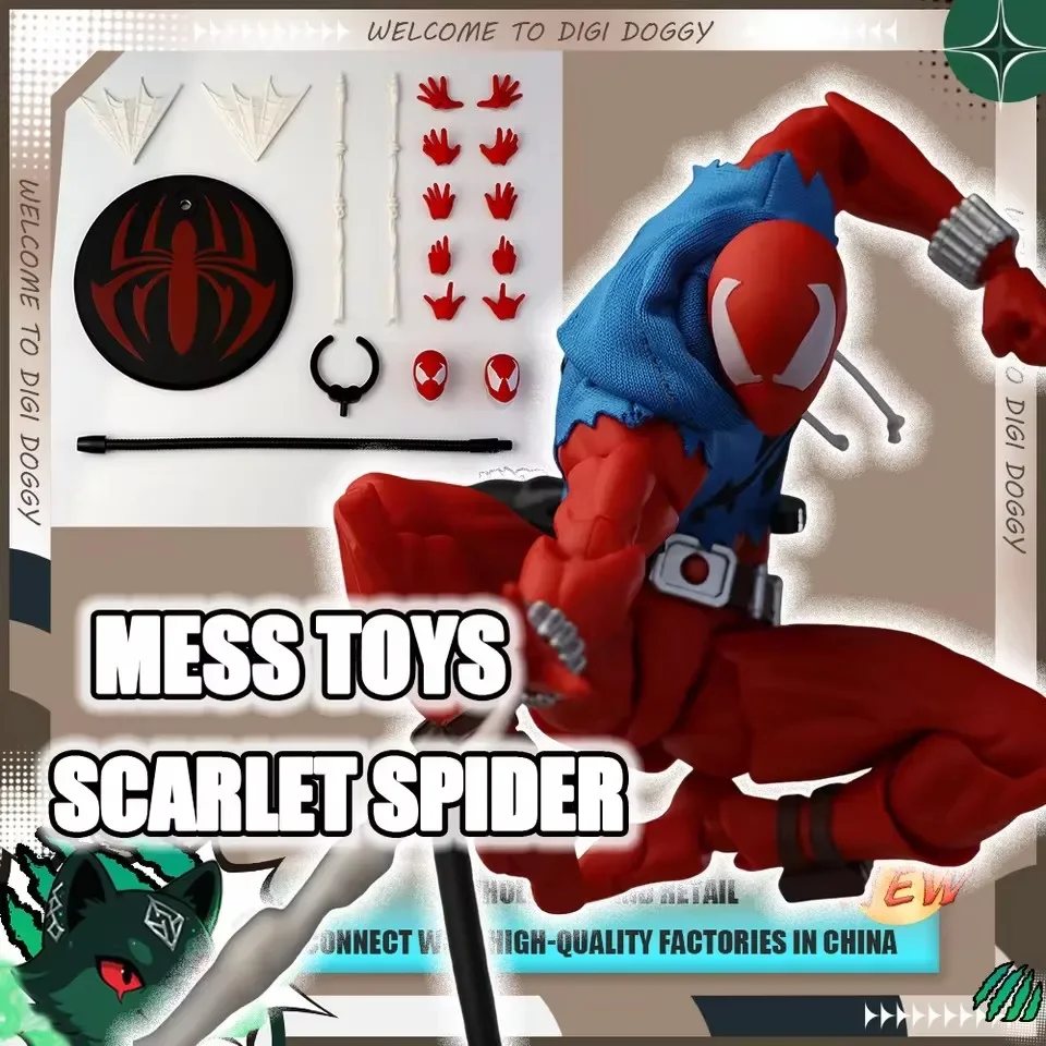 

Горячая новинка: Фигурка Человека-паука Скарлет (Mess Toys), аниме-герой, статуэтка, модель, подарок, игрушка для детей
