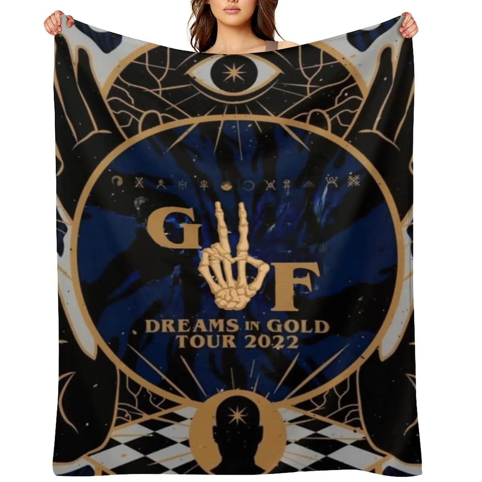 

Awesome one Throw Blanket Shaggy Hair Bed linens Decoratives Blankets