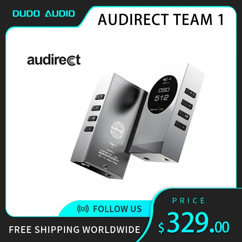 Audirect Team 1 Team1 USD DAC AMP портативный декодирующий усилитель для наушников интегрированное устройство DSD512 PCM768