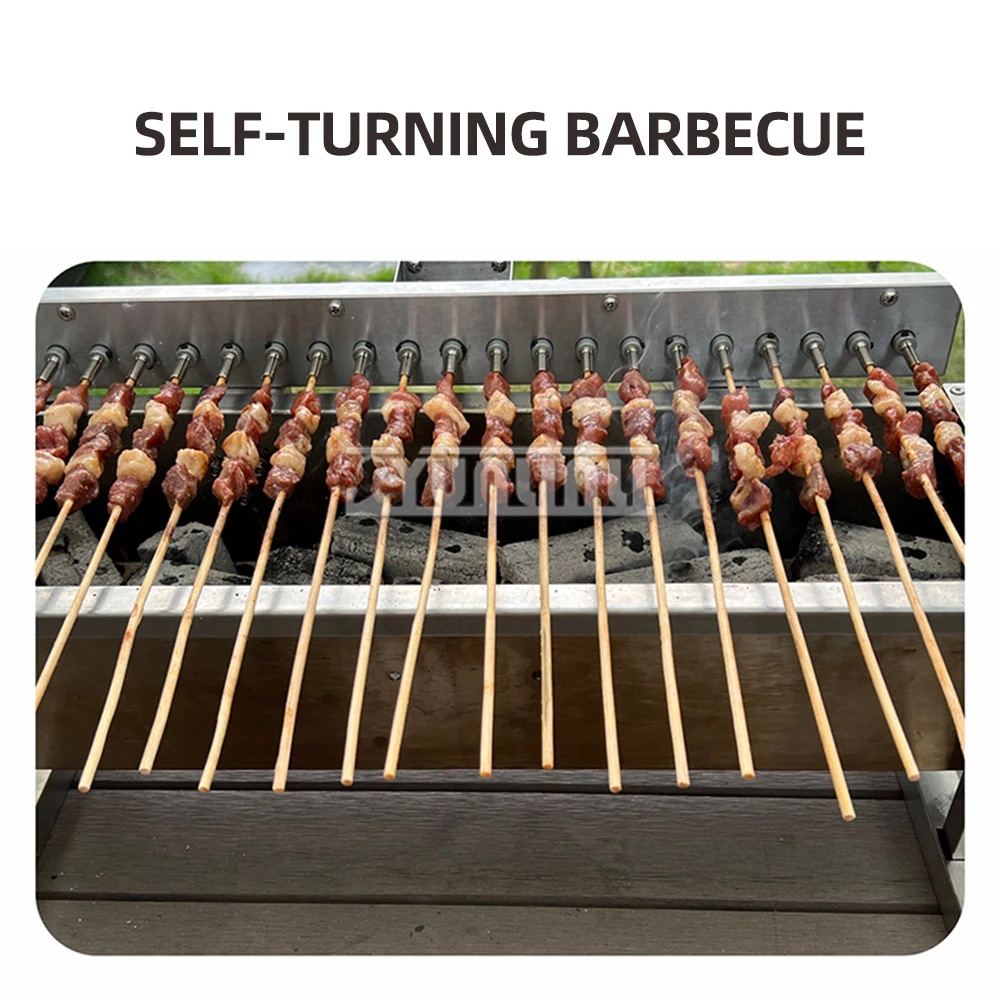 

Automatic Flip Barbecue Stove Camping Rotating BBQ Machine Outdoor Churrasqueira Barbekü Mangal