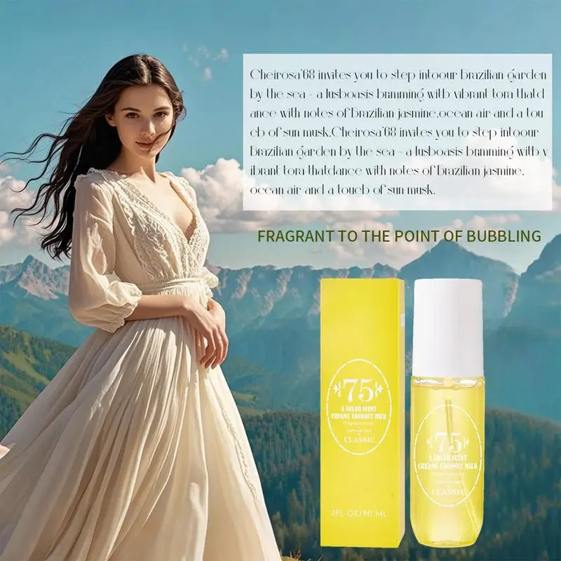 90ml Brazilian charm Perfume Ladies Dating Attraction Fragrance Fresh Natural Long-lasting Romantic Luxury Fragrance for Women