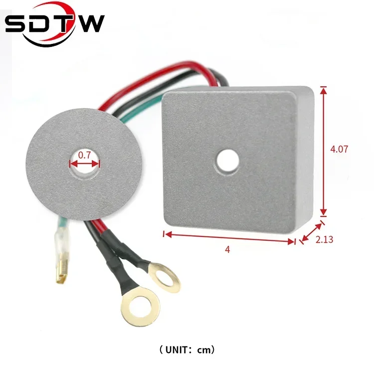 

SDTW Motorcycle Voltage Regulator Rectifier 3 Wires for EZGO Golf Cart TXT 1994 27739G01