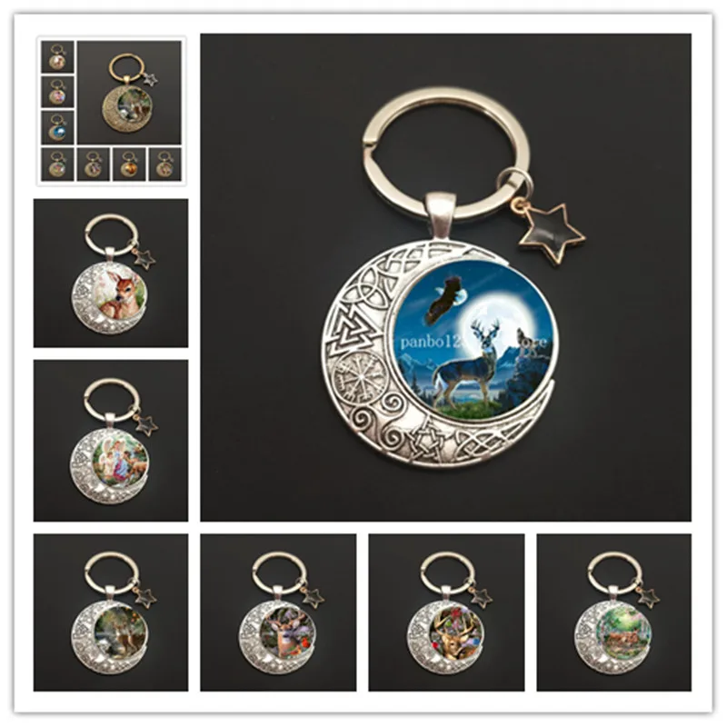 Брелок-для-ключей-с-изображением-оленя