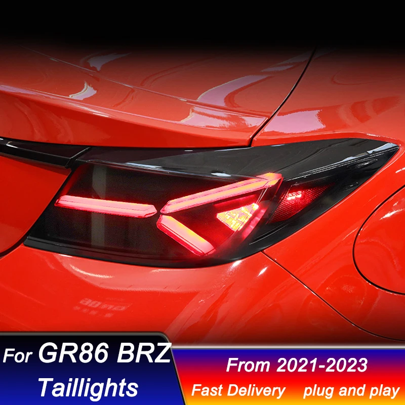 

Новые задние фонари для Toyota GR86 Subaru BRZ 20-23, светодиодные, с динамическим указателем поворота, в сборе.