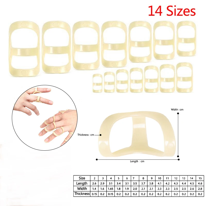 

1Pcs Finger Splint Brace Protector Adjustable Broken Finger Joint Stabilizer Straightening Arthritis Knuckle Immobilization