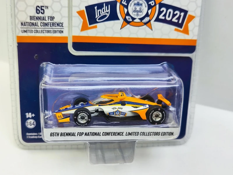 All 1:64 2021 65TH BIENNIAL FOP NATIONAL CONFERENCE.LIMITED COLLECTORS EDITION IndyCar Series Diecast Alloy Model Car Toy