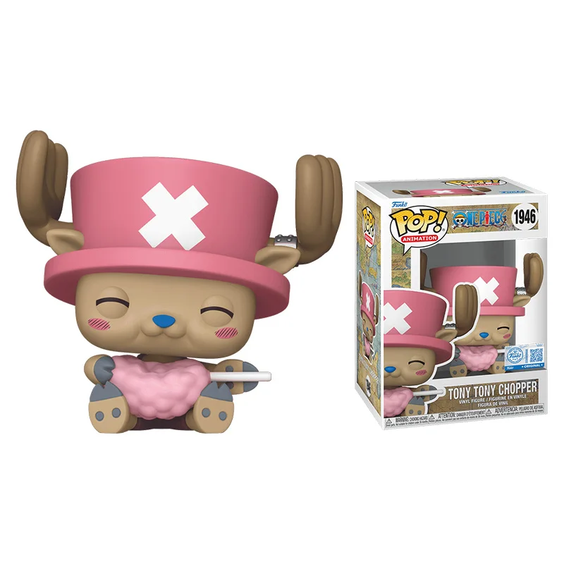 

Funko Pop Anime One Piece Tony Tony Chopper with Cotton Candy Peripheral Figurines Toys for Boys Gift Collectible Ornaments