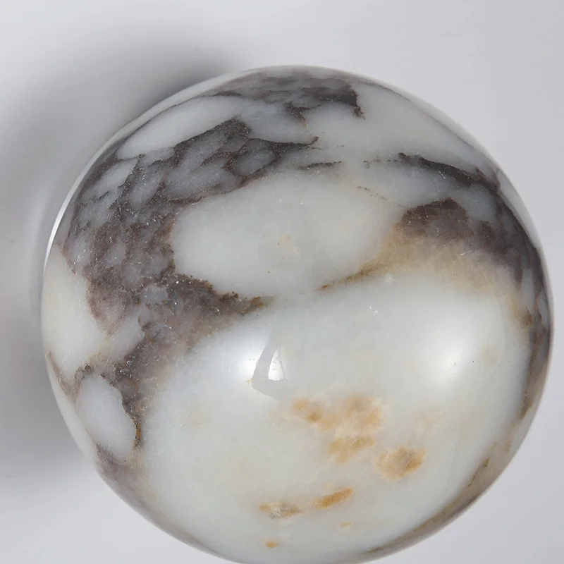 Nordic Minimal LED Wall Lamp Ball Marble Natural Stone Wall Light Home Decor for Dinning Room Bathroom Hallway Lighting Fixtures