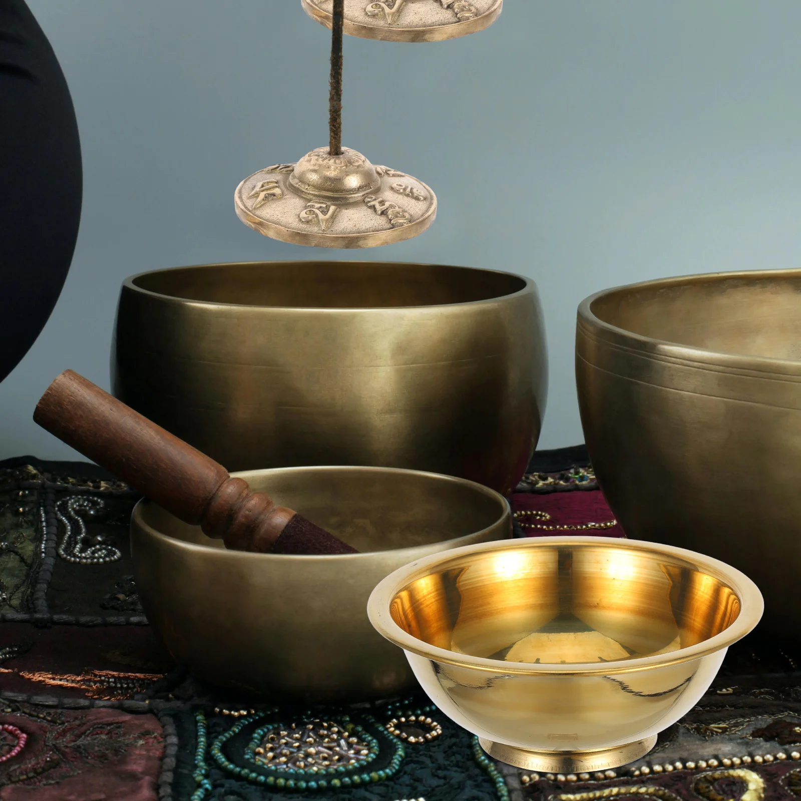 

Copper Offering Bowl Reliable Meticulous Craftsmanship Holy Water Bowl Meditation Ritual Supplies Buddhist Bowls
