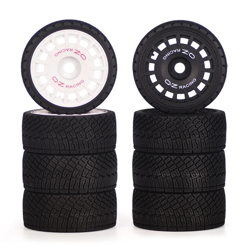 

4pcs 100mm 1/7 1/8 RC Rally Off-Road Car Tires 17mm Hexagon for ARRMA Traxxas Redcat Team Losi Kyosho HPI WR8 HSP RC Car