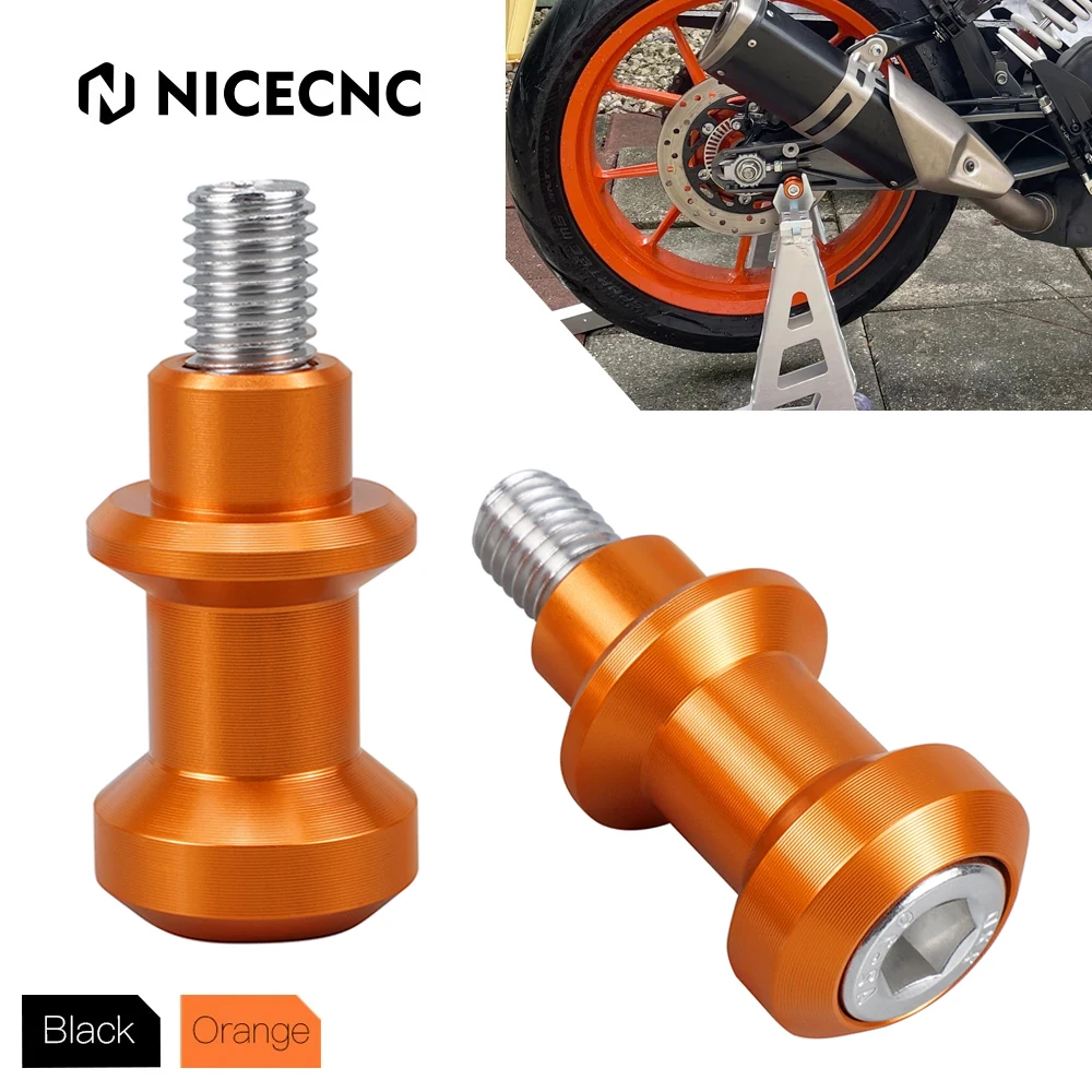 For KTM 890 790 Duke 790 890 Adventure/R 2018-2023 690 SMC R 690 Enduro R 2019-2023 Rear Stand Sliders M10*1.5 Swingarm Spools