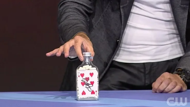 الزجاجة من أدريان فيجا الخدع السحرية الحيل Mentalism الدعائم توقيع بطاقة تظهر في زجاجة مختومة أوهام ماجيا عن قرب #4